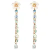 Marque Perle Fleur Goujons Femmes Long Coloré Strass Diamant Boucles D'oreilles Cadeaux Design De Mode Déclaration Street Party Charme Bijoux Accessoires