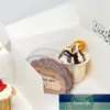 12 adet / grup Kek Kraft Kağıt Kutusu Kek Şeker Ekmek Hediye Ambalaj Kutuları DIY Hediyeler Kutusu Ambalaj Çantası için Fabrika Fiyat Uzman Tasarım Kalitesi Son Tarzı Orijinal Durum