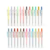 Highlighters DS-805S Press Highlighter Retro Interchangeable Core Marker 4 Set Optional School Office Stationery