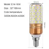 E27 E26 B22 E14 12W 16W SMD2835 LED 전구 촛불 110V 220V 230V 에너지 따뜻한 멋진 화이트 LED 옥수수 램프 Bombillas 가정 빛