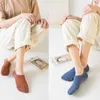 Women's silicone non-slip invisible socks Summer solid color Ankle Boat Socks female soft Cotton slipper sock 35-40 EUR