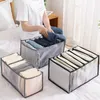 Clothing & Wardrobe Storage Jeans Compartment Box Closet Clothes Drawer Mesh Separation Stacking Pants Divider Can Washed Home Organizers
