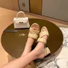 MEOTINA Pantoufles en cuir véritable carré Toe Toe épais Sandales de talon de marque Design Design Diapositives de la mode Été Dames Chaussures Violet 210520