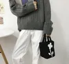 2021 Spring / Summer Estilo Bags Moda Japonesa All-Match Casual Macio Bonito Algodão Bolsa Pequena