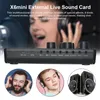بطاقات الصوت X6Mini بطاقة Live الخارجية لوحة خلاط متعددة الوظائف لتدفق الموسيقى تسجيل الكاريوكي الغناء
