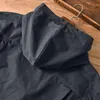 Kurtki męskie 2022 jesień zima czysta bawełniana kapturowa Mężczyzna podstawowa kurtka z kapturem wygodna jogger płaszcza moda luźna odzież wierzchnia