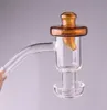 Fumer Quartz Terp Slurper Banger Nail Avec Carb Cap Femelle Mâle 10mm 14mm 18mm Joint terps vide Bangers Nails Pour Bangs En Verre