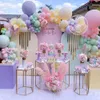 126/182PCS Multicolor Macaron Pastelowy Balon Garland Rainbow Latex Balloons Powietrze Globo Urodziny Party Wedding Baby Shower Decor 210626