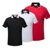 2021 Męskie Designer Koszulki Polo Mężczyźni T-Shirt Haft Bee Krótki Rękaw Marka Podstawowa Top Streetwear Moda Tees M-3XL