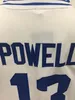 Mens NCAA Seton Hall Myles Powell 13 Faculdade Basquete Jerseys Azul Branco Universidade Costura Camisas S-XXL
