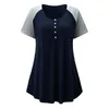 Maternity Dresses Summer Women Short Sleeve Round Neck Dress Nursing For Breastfeeding Pregnancy Fashion