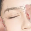 Microblading 메이크업 염색 라이너 용 사전 잉크 문자열 매핑 반 영구적 인 위치 눈썹 측정 도구