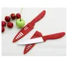 Sharp Bonbons Couleur Fruits Couteau Couteaux Couverture En Acier Inoxydable Portable Rouge Vert Couteaux Paring