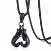 Мужские ювелирные изделия, спортивные ошейники для фитнеса, ожерелья с подвесками из нержавеющей стали, мужские ювелирные изделия, ошейник, двойная боксерская перчатка, ожерелье5062807