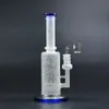 10 Inch Glass Bong Dab Rig 14mm Quartz Banger Hookahs Percolator Water Pipe Recycler Oil Rigs Smoking Bongs Bubbler