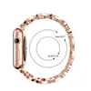 حزام مراقبة الماس الفاخرة لـ Apple Watchband 8 Ultra 49mm 41mm 45mm 42mm 44mm 38mm 40mm 40mm Stain -Stail Steel Replaced Women Wristband Iwatch 7 6 SE 5 4 3 Loop Link