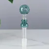 Tube de fumée en verre borosilicaté de couleur, tuyau en verre artisanal et pistolet à cigarettes