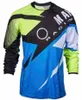 Camisa de downhill para motocicleta, traje de corrida de motocross de mangas compridas, camiseta de poliéster de secagem rápida, o mesmo estilo é personalizado