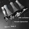 휴대용 4in1 Cavitation RF 슬리밍 기계 진공 지방 흡입 무선 주파수 피부 강화 얼굴 리프팅 체중 감소 셀룰 라이트 제거