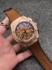 2021 Luxury Mens Watches Arey Case Casky Rubber Strap F1 Racing Watch Sport Quartz Chronograph Multifonctional Chronograph Wrists Montre 223027172