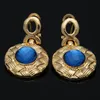 Boucles d'oreilles Collier 2021 Nigérian Mariage Design Bijoux Ensemble de gros perles africaines Dubaï Gold Brand coloré