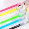 Highlighters Lightening PC Non Slip Coated 23cm Spinning Pen Ultra Długie Body Instalacja Wewnętrzna Rdzeń Ball - Przeszczepiona miękka guma