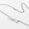 Ras du cou chaîne cubaine nom collier colliers personnalisés plaque signalétique cadeaux pour hommes femmes amis chaînes Hip Hop