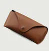 Cases Bags & Aessories Fashion Aessorieswholesale Waterproof Box For Sun Black Brown Soft Retro Leather Sunglasses Case Cleaning Cloth Eyewe