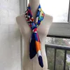 2021 arrival spring summer classic horse 100% pure silk scarf twill hand made roll 90*90 cm shawl wrap for women lady gift