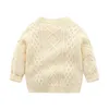 Barns cardigan Boys Sweaters 2021 Atumn Winter Clothes for Kids Toddler Girl Stickad Sweater Jacket Baby Pullover Y1024