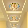 Plafoniere moderne LED Crystal Light 5W/3W Lampada da corridoio per interni Illuminazione del corridoio per soggiorno WF