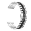 Rostfritt stål 5 Pärlor Butterfly Clasp Watchbands Armbandsband för Samsung Gear S2 Huawei GT Garmin 20 22mm för 40 44mm Apple Watch