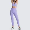 Sömlös outfit Gym Set Nylon Woman Sportswear 2 -stycken Leggings vadderade Sports Bras Women Fitness Wear Yoga Set Suits