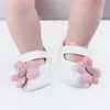 NIEUWE1 Paar Mode Baby Meisjes Leuke Cartoon Antislip Katoen Peuter Vloer Sokken Eerste Walker Schoenen voor Pasgeboren Baby 0-18Months 1382 Y2