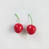 Red Festive Party Supplies Artificial Fruits Simulation Cherry Cherries Fake Fruit and Vegetables Home Decoration Shoot Props8877260