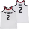 Män Slam Hawk European League Printed Lamelo # 1 Ball Basketball Jerseys Vit Lila Blå Boll Cha City Basket Skjortor