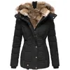 Kvinnorjackor Kvinnor Trench Lapel Womens Button Coat Overcoat Ladies Jacket Lång vinterutkläder lättvikt