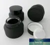 15G 30G 50G Frost Black Glass Glass Cream Jar con coperchi Bianco Guarnizione Inserimento Inserimento Contenitore Cosmetico Packaging Pentola crema in vetro