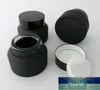 15G 30G 50G Frost Black Glass Cream Jar z pokrywkami White Fal Insertion Pojemnik Pakowanie kosmetyczne szklane krem