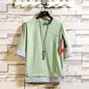 Fashion Half Short Sleeves O NECK Print T-shirt Men's Cotton Summer Clothes TOP TEES Tshirt Plus Asian Size M-5XL.