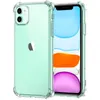 Premium Shockproof Clear Phone Cases For iPhone 13 12 11 Pro Max Mini XR XS X 8 7 6 Plus SE Samsung S20 S21 Ultra FE Soft TPU Silicone Transparent Cover Protective Case