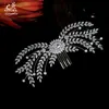Fashion Bride CZ Hair Comb Pearl Crystal Party Wedding Accessories Ladies High Quality Clips & Barrettes