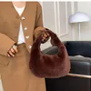 Borse da sera Autunno e inverno Tote bag in finta pelliccia Borse da donna di design in peluche Borse da donna di alta qualità Borse grandi 2021