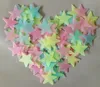 New3d Stars Glow In The Dark Wall Stickers Lysande fluorescerande väggklistermärken för barn Baby Room Bedroom Tak Heminredning Ewe5115