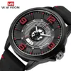 Nieuwe herenhorloge Top Merk Mode Sport Rood Grote Dial Design Ondersteunt een Drop Shipping Service Waterdichte Quartz Kalender Horloge G1022