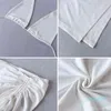 Biały Bandaż Plised Seksowny Dwuczęściowy Zestaw Głębokie V Crop Top I Split Midi Spódnice Lato 2 sztuki Zestaw Kobiety