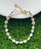 5 pièces Nature nacre coquille étoile chaîne collier femmes or cuivre perles charme collier femme doux bijoux cadeau