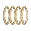 Bracciale S Arabia Color oro semplici braccialetti vuoti per le donne Africa Dubai gioielli etiope matrimonio sposa regalo7948025
