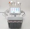 6 po HYDRA Dermabrasion Nettoyer pour le visage Hydroélectricité Péche de réchauffement Couvrage du visage Soulevé à tête noire Époudeur peau Hammer froide Ult5171721