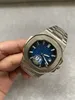 U1 relógios mecânicos automáticos de alta qualidade masculino p 324 40º aniversário broca design de luxo movimento elegante 40 mm azul gems2108